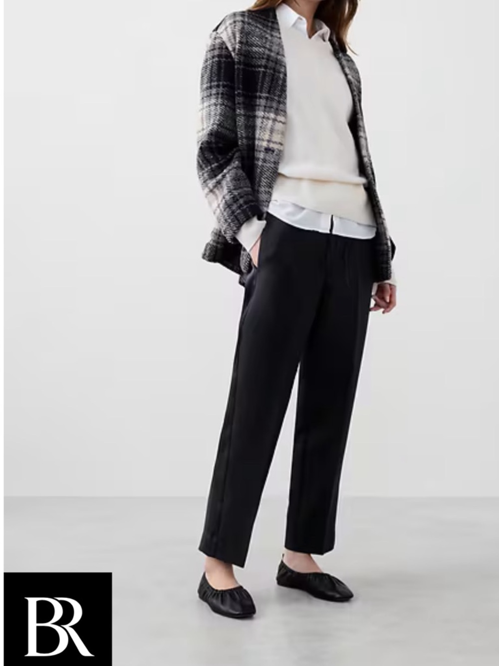 Banana Republic Factory Tapered High-rise Pull-on Pant